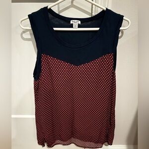 Splendid tank top with color‎ block design
